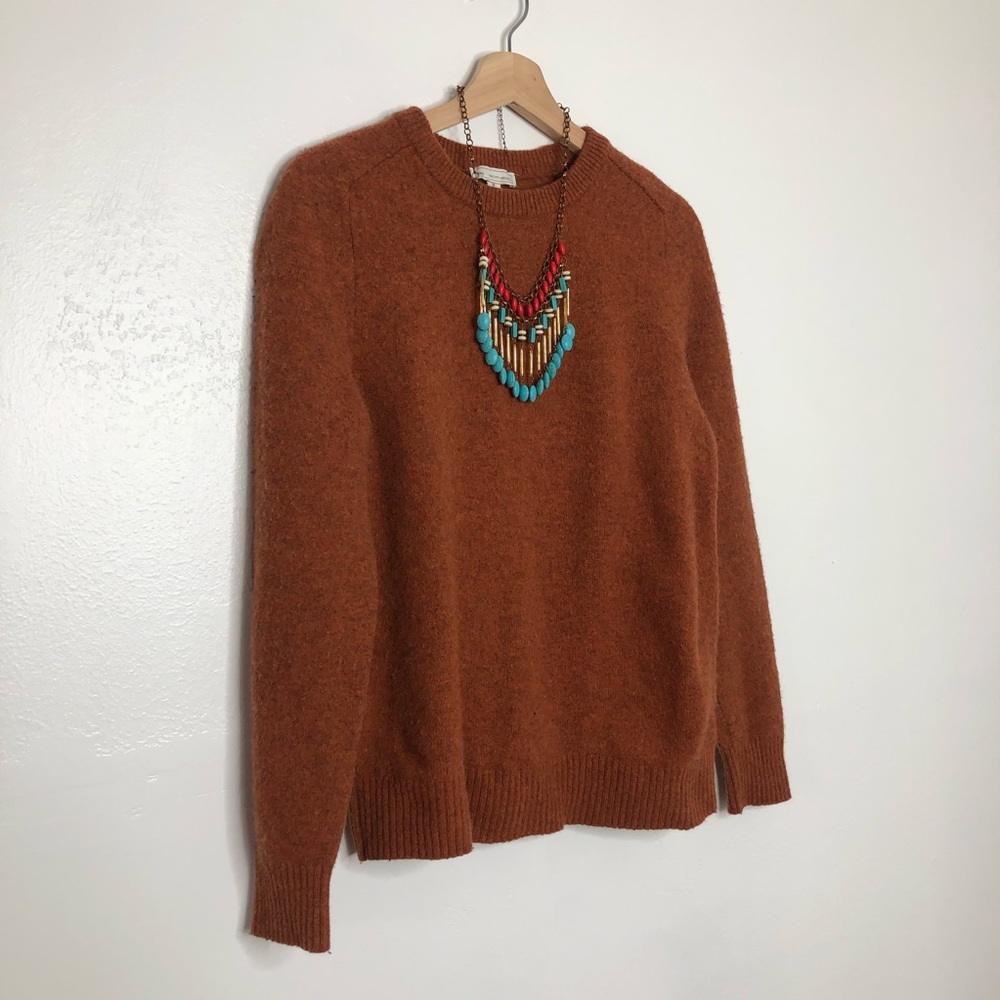 Gap Orange Lambs Wool sweater